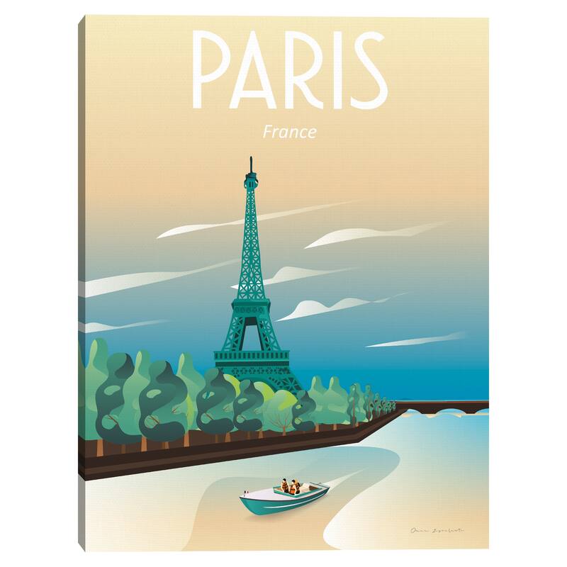Paris Canvas Art Print