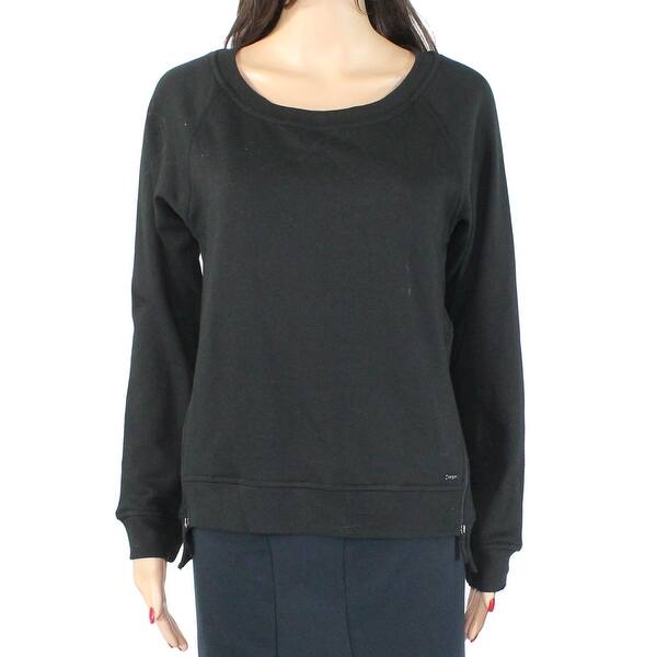 Shop Ugg Womens Sweater Solid Black Size Small S Pullover Side Zip