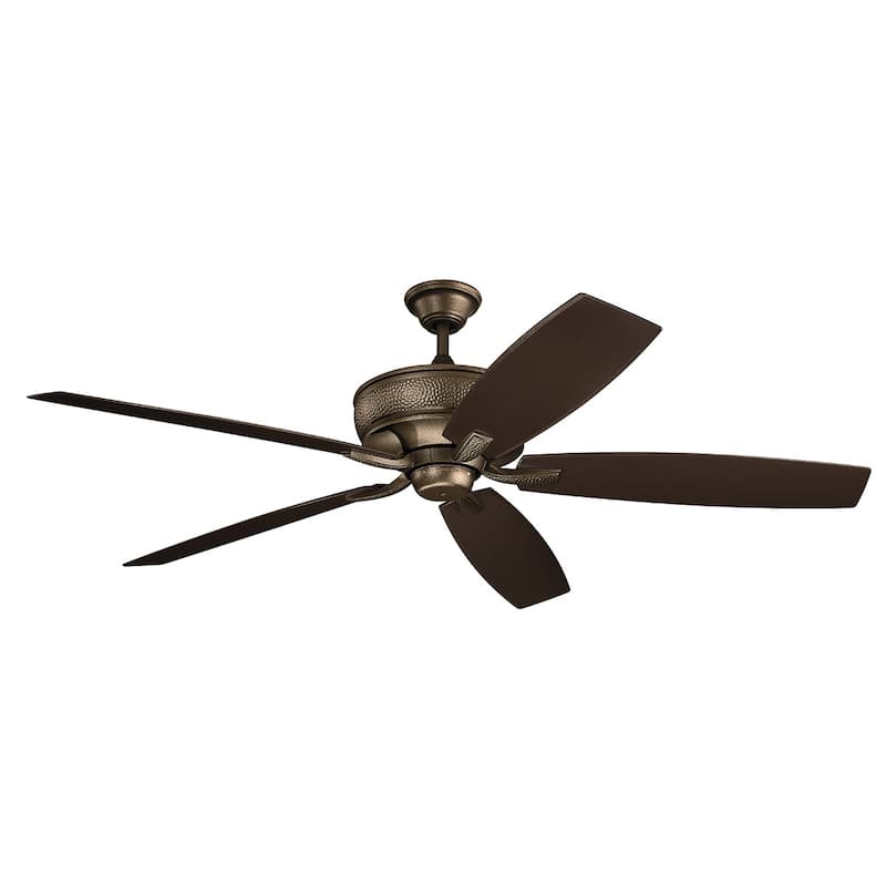 Kichler 70" 5 Blade Indoor / Outdoor Fan with Blades and Wall Control - Weathered Copper Powder Coat