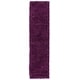 preview thumbnail 142 of 187, SAFAVIEH California Premium Shag Izat 2-inch Thick Area Rug 2'3" x 9' Runner - Purple - Runner