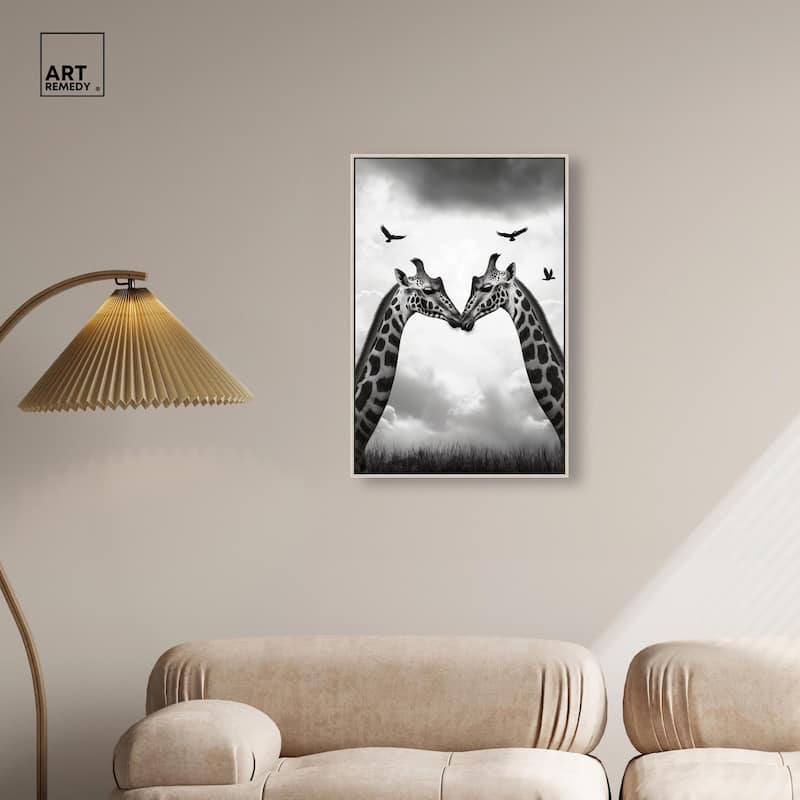 Giants in Love II Canvas by Art Remedy