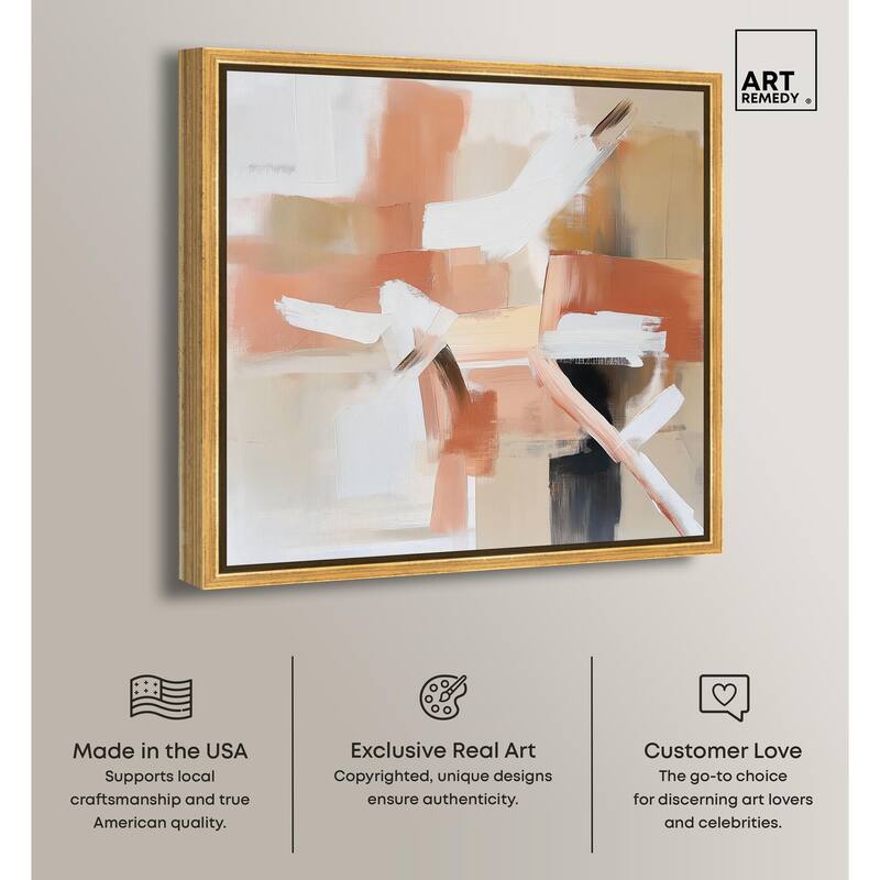 Rose and Rust II Canvas by Art Remedy