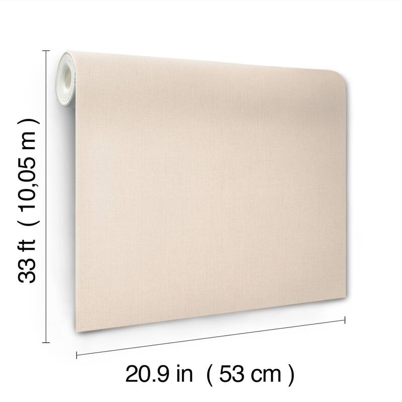 A-Street Prints Naim Blush Solid Texture Wallpaper