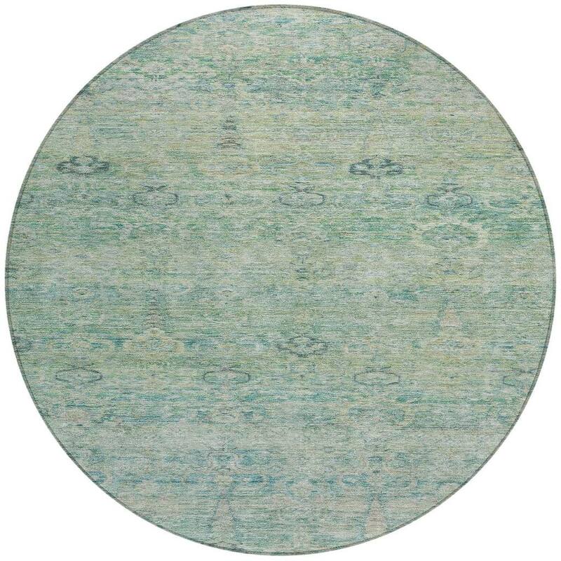 HomeRoots Oriental Traditional Rectangle Outdoor Rug