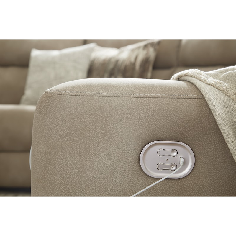 Signature Design by Ashley Next-Gen DuraPella 6-Piece Power Reclining Sectional - 119.5"W x 104.5"D x 42"H