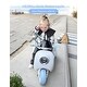 preview thumbnail 12 of 32, Girls Electric Motorcycle, 2-Seater Kids Motorcycle,12V Ride On Scooter for Kids, Cute Design with Stable 3-Wheel, Ages 3-6