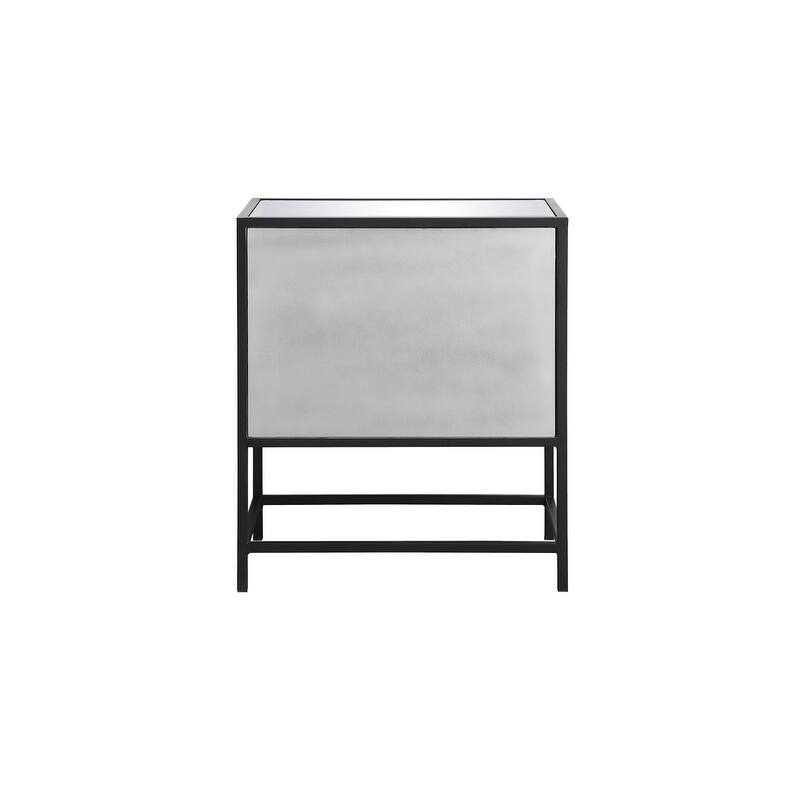 Modern Mirrored End Table