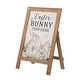preview thumbnail 41 of 71, Glitzhome 4th of July Wooden Standing Easel Hanging Porch Signs "Easter Bunny"
