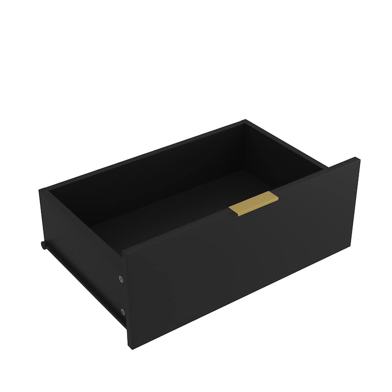 Double Dresser Dressing Table for Bedroom, 8 Drawers Cabinet Tall Chest of Drawer Closet Storage Organizer