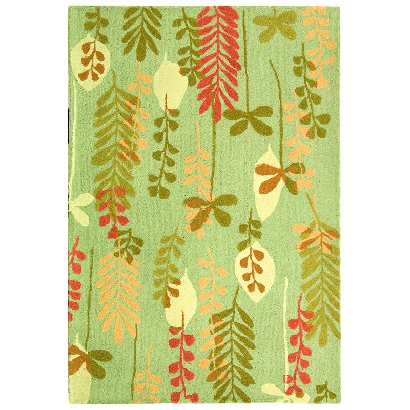 SAFAVIEH Handmade Berkeley Nando Botanical Wool Rug