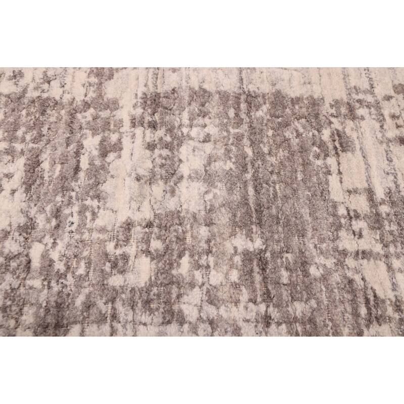 ECARPETGALLERY Hand Loomed Elysian Grey Rug - 7'10 x 9'10