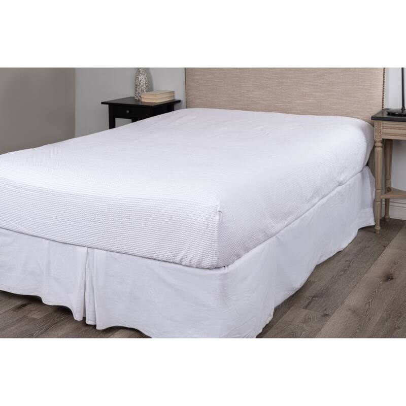 Cottage Home Waffle Box Spring Cover