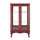 preview thumbnail 29 of 30, GDFStudio - Regency Traditional Storage Curio Cabinet with Tempered Glass Doors and Lighted Display