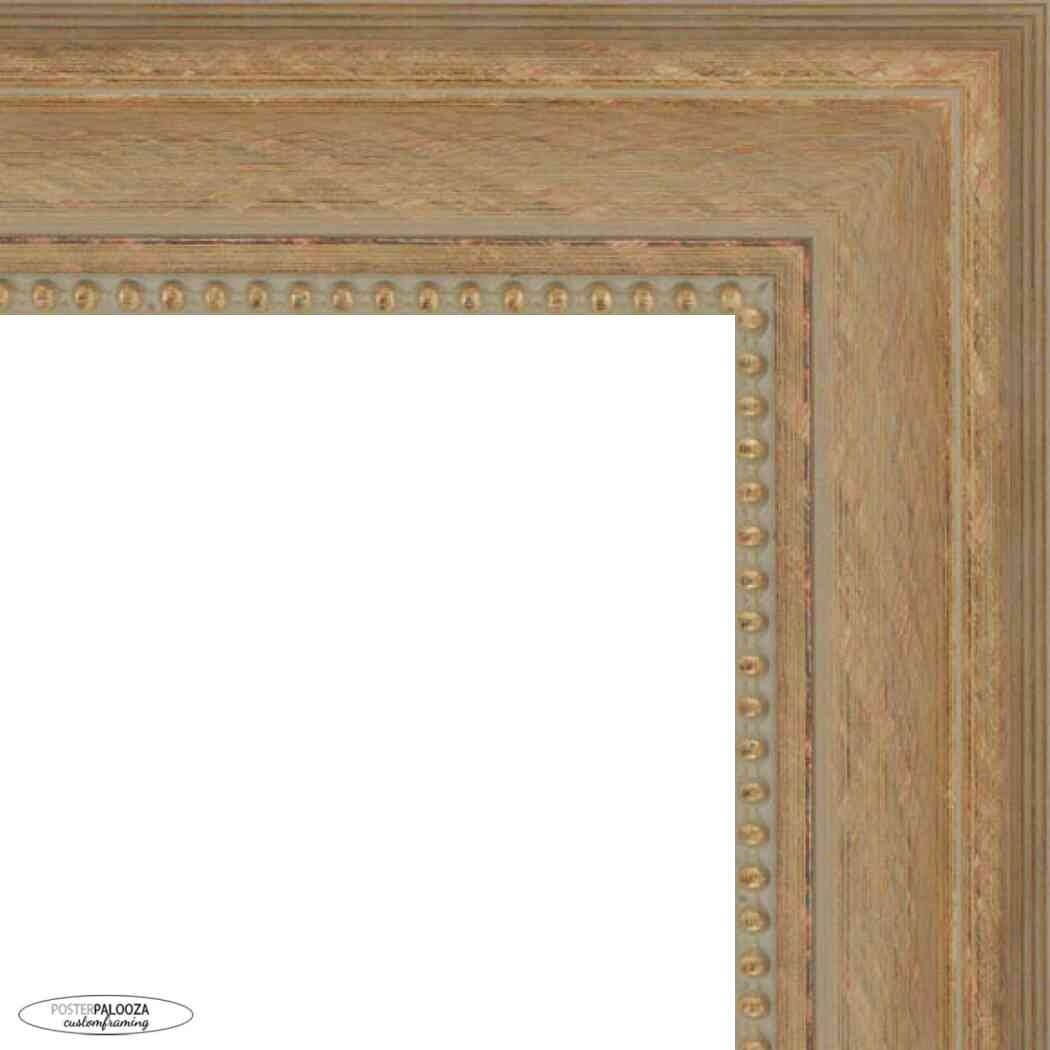 4x7 Traditional Gold Complete Wood Picture Frame with UV Acrylic, Foam  Board Backing, & Hardware