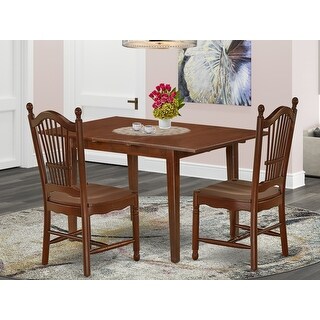 Shop Rectangle 48/60 Inch Kitchen Table and Wood Seat ...