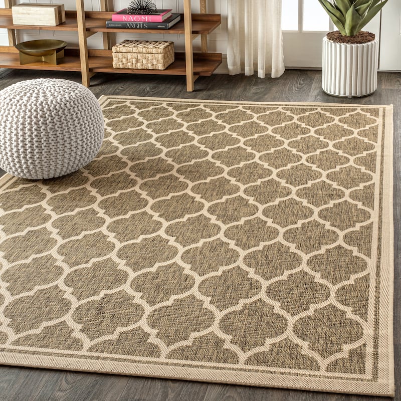 JONATHAN Y Zinnia Textured Weave Indoor/Outdoor Area Rug