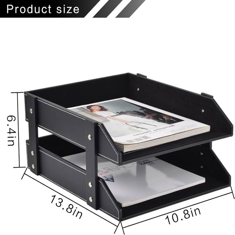Desk Letter Tray Black Bed Bath & Beyond 39426918