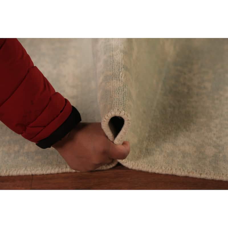 Contemporary Abstract Oriental Area Rug Handmade Wool Carpet - 5'3"x 7'6"