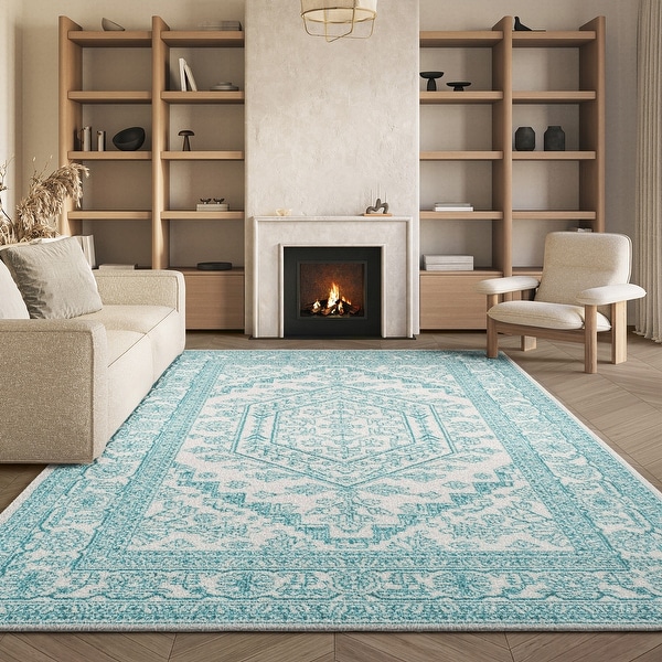SAFAVIEH Adirondack Cheyenne Rustic Oriental Medallion Rug - On