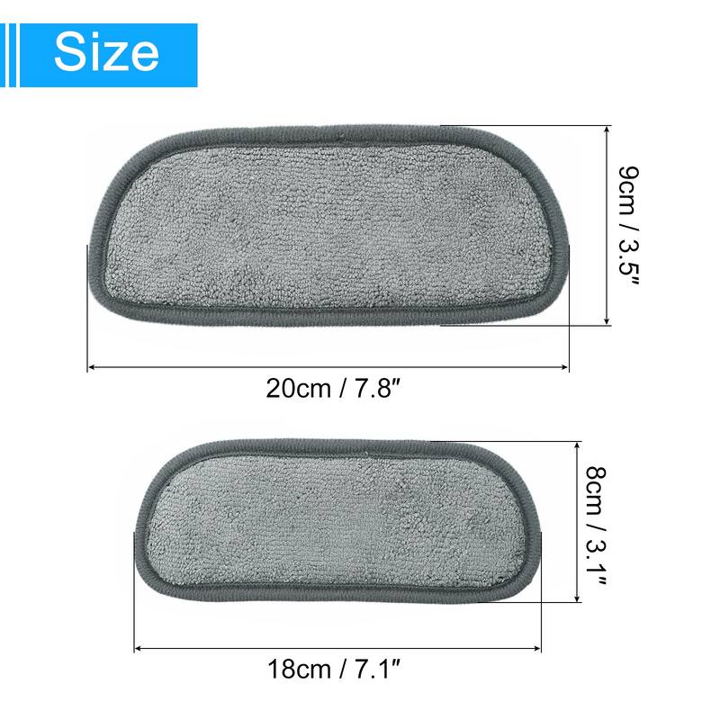 2pcs Refrigerator Drip Tray Catcher for Fridge Water Dispenser Absorbent, Grey - Grey