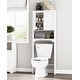 preview thumbnail 8 of 10, Spirich-Bathroom Shelf Storage Cabinet Over the Toilet with door