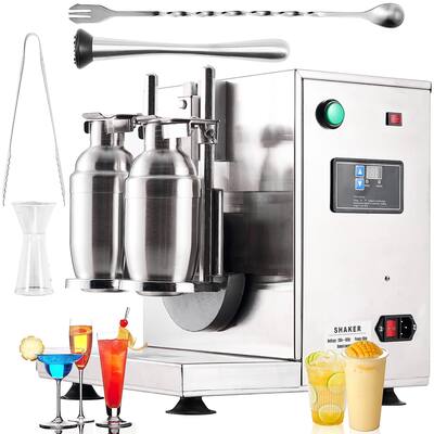 Drink Shaker Set，Cocktail Shaker Double Cup Bartending 360 Degree Auto