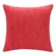 preview thumbnail 1 of 2, Handmade Textured Solid Square Throw Pillow - 20" - Pink