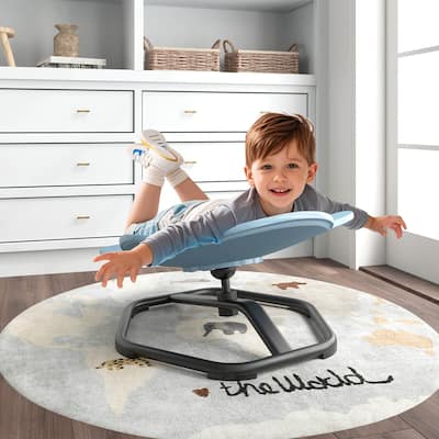 Kids Sensory Swivel Chair Autistic Children Sensory Toy w/ Metal Base