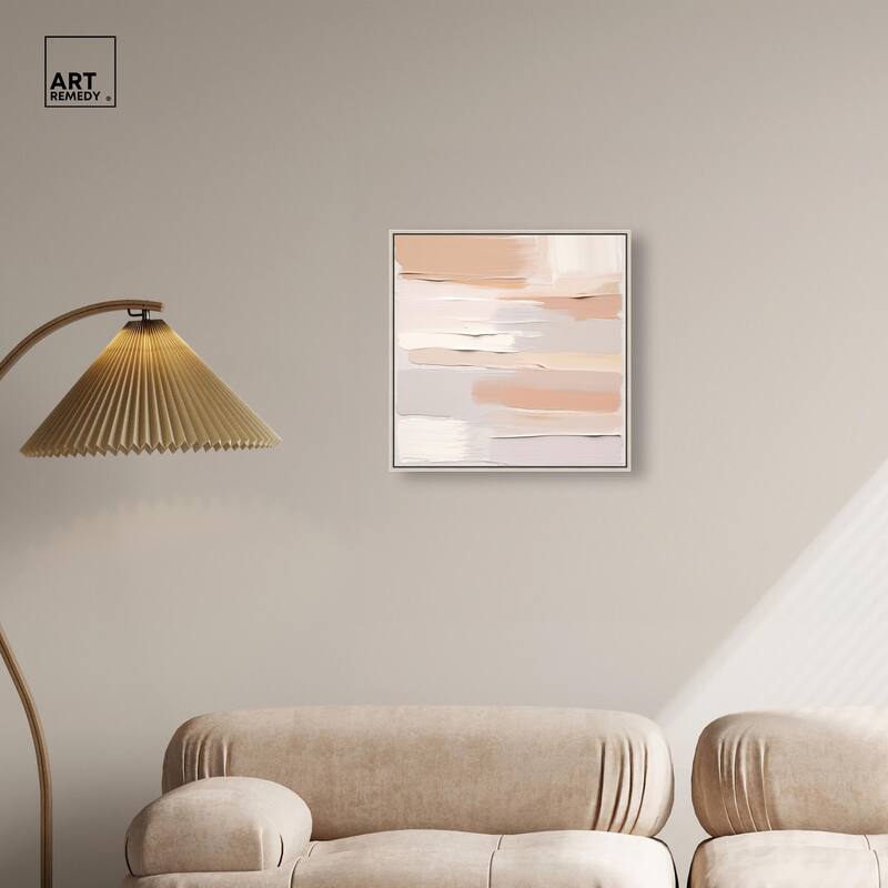 Roseate Cream Tones I Canvas by Art Remedy