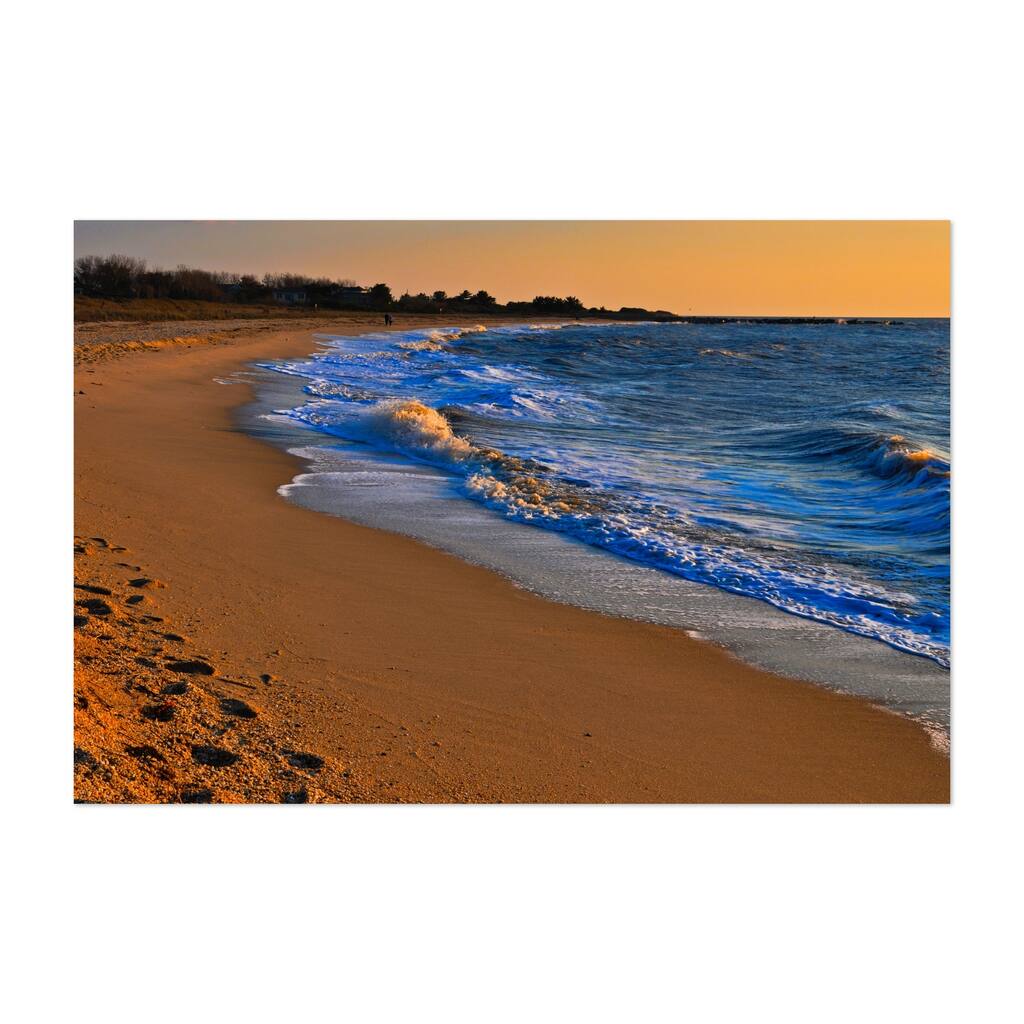 Cape May New Jersey Sunset Beach Cape May 01 Coastal Art Print/Poster