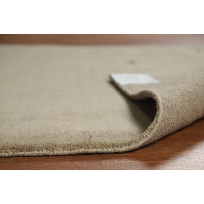 Hand Knotted Oriental 100% Wool Carpet Tribal Animal Pictorial Beige & Ivories Gabbeh Area Rug - 6' 4'' X 4' 7''