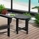 Laguna 18-inch Poly Eco-Friendly All Weather Round Side Table