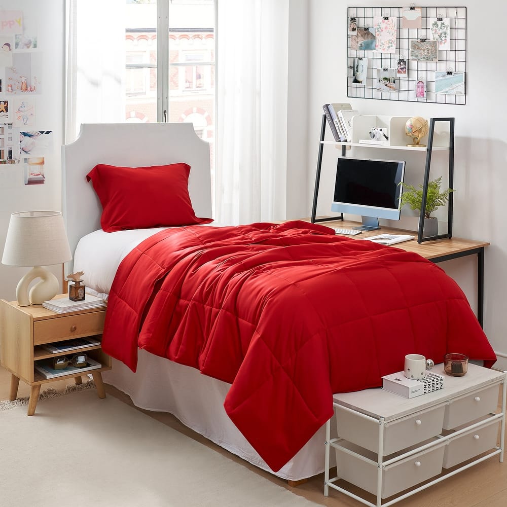 Menopleasing - Coma Inducer® Oversized Cooling Comforter Set - Barbados Cherry