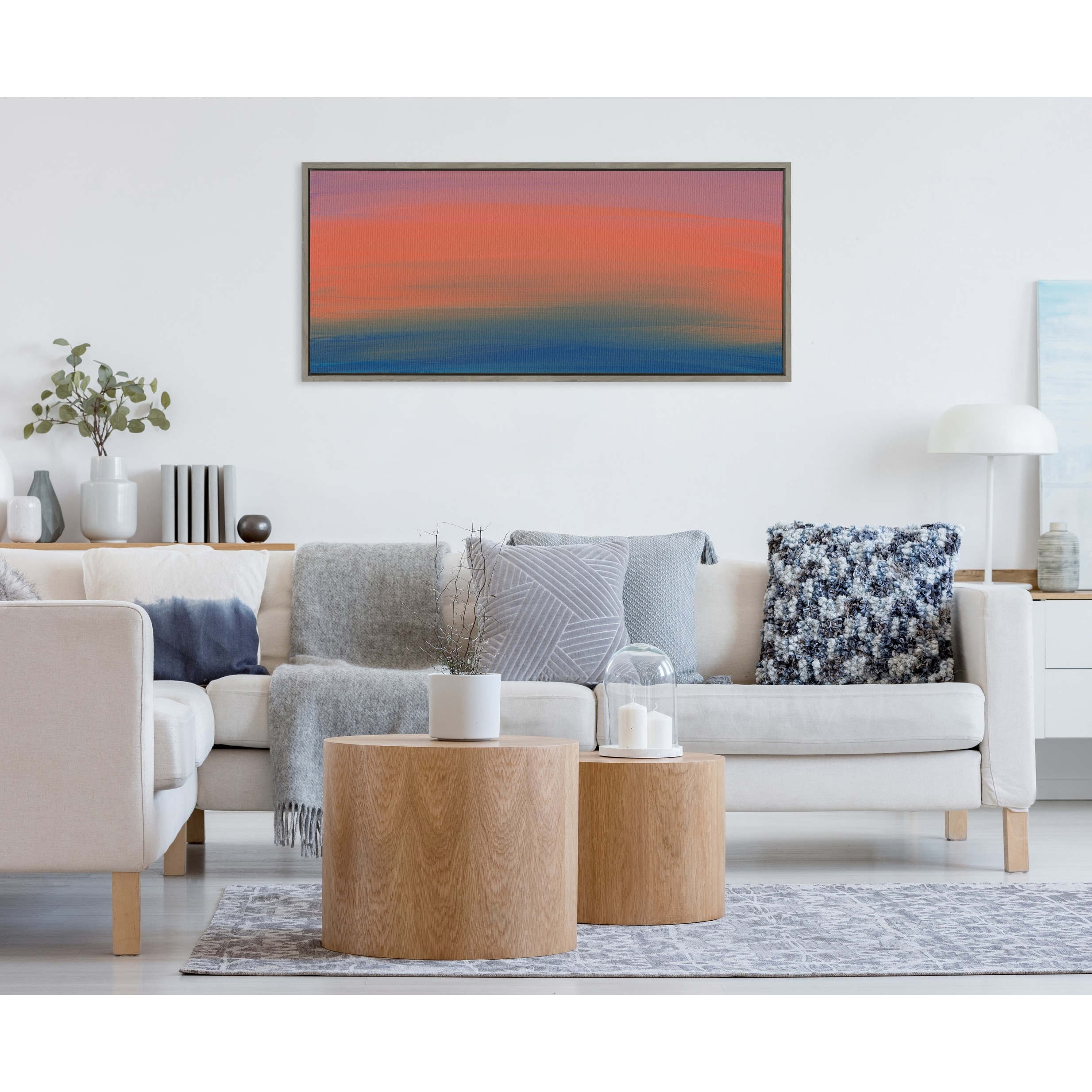Kate and Laurel Sylvie Sunny Framed Canvas by Mentoring Positives