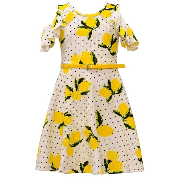 little girl lemon dress