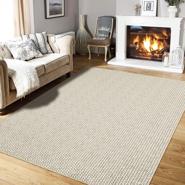 Garvee Modern Timeless Braided Print Area Rug - Bed Bath & Beyond