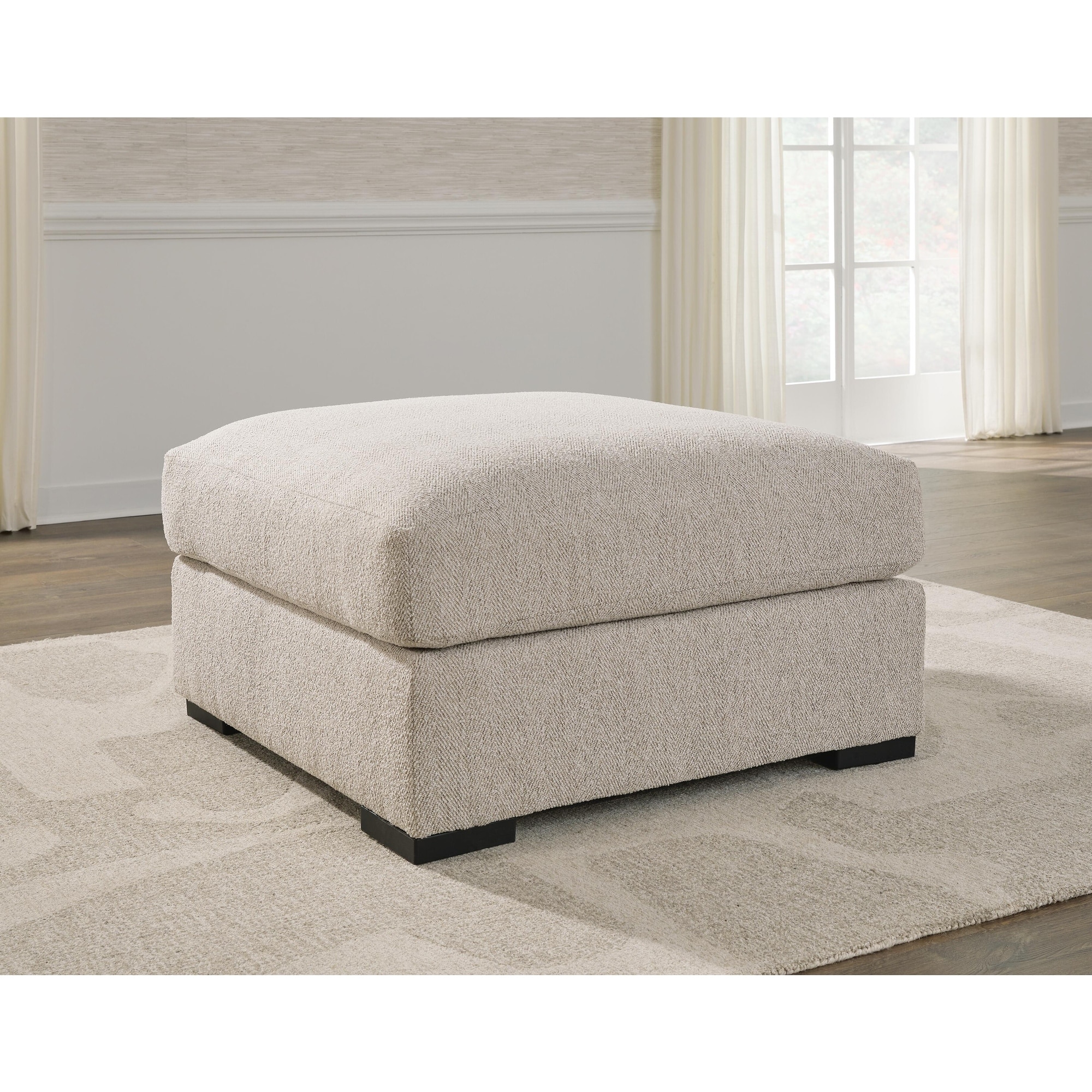 Signature Design by Ashley Ballyton Beige Oversized Accent Ottoman
