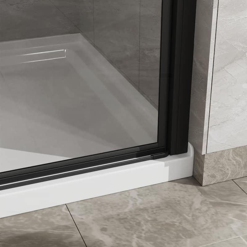 Versatile Pivot Shower Door Combo with Advanced Shower Base for Enhanced Bath Experience
