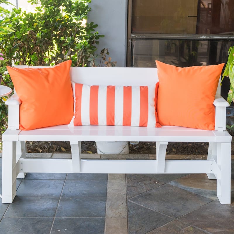 Olivia Striped Outdoor Throw Pillow