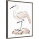 preview thumbnail 6 of 7, A White Heron III by Melissa Wang (16 x 20 in.), Framed Canvas Wall Art Print - Sylvie Greywash