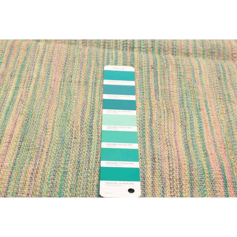 Ankara FW Teal Kilim 5'8" x 8'0" - 5'8 x 8'0