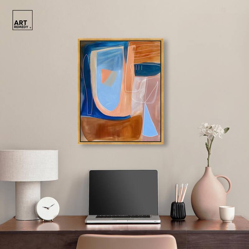 An Abstract Oil II Canvas by Art Remedy