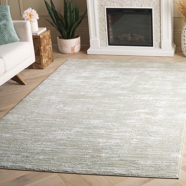 slide 2 of 33, SAFAVIEH Revive Judy Transitional Rug 2'7" x 5' - Sage/Ivory - Rectangle