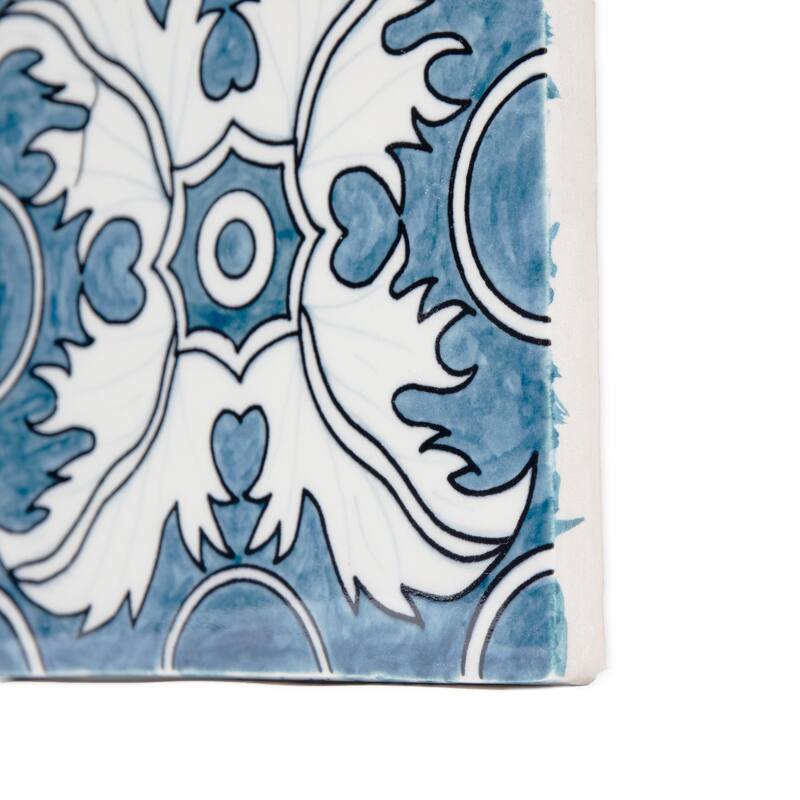 Merola Tile Provincial Deco Monte Real 6" x 6" Porcelain Wall Tile - (1 Tile)