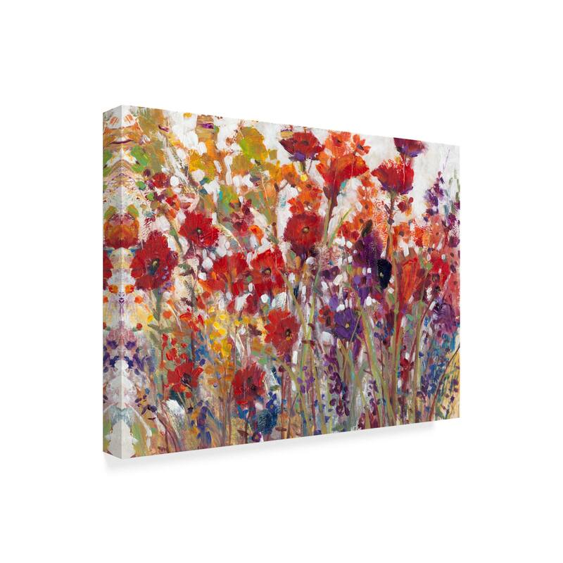 Tim Otoole 'Variety Of Flowers I' Canvas Art