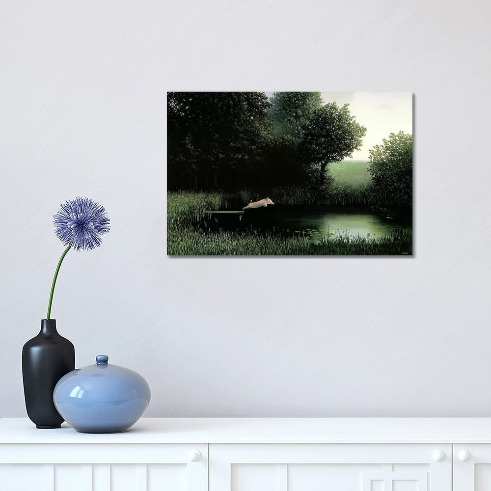 iCanvas "Koehler's Pig" by Michael Sowa Canvas Print