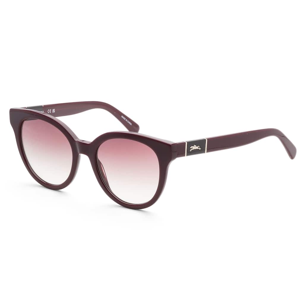 Longchamp Women's 53mm Burgundy Sunglasses