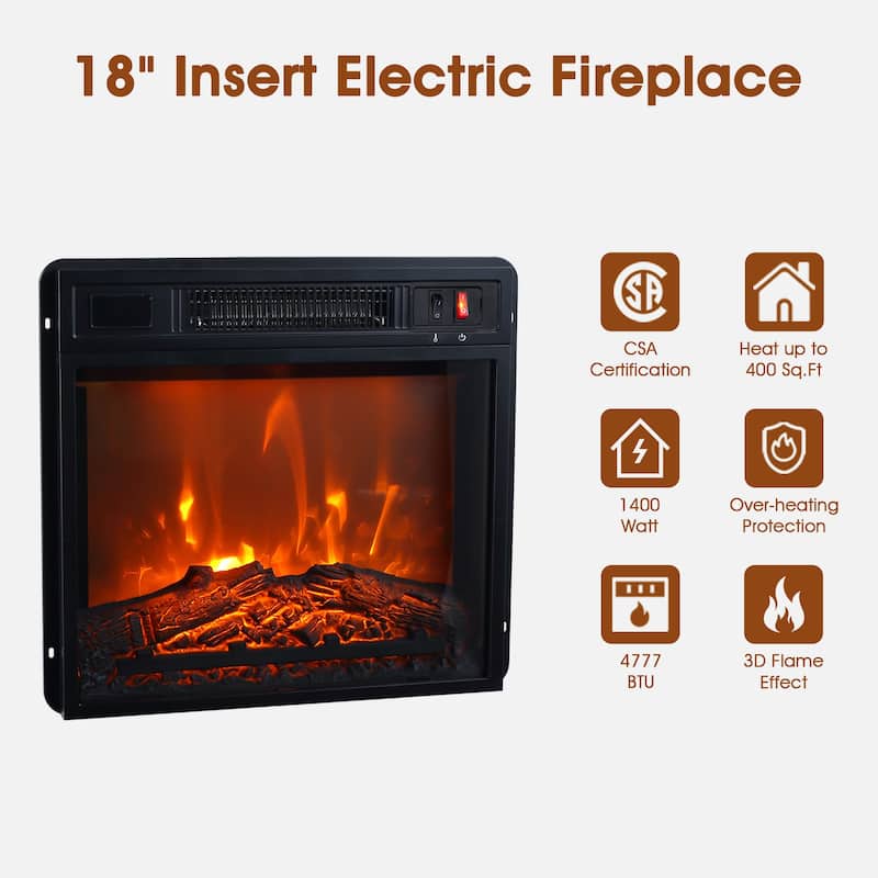 58-Inch Farmhouse Electric Fireplace TV Stand with Storage Cabinets and Adjustable Shelves