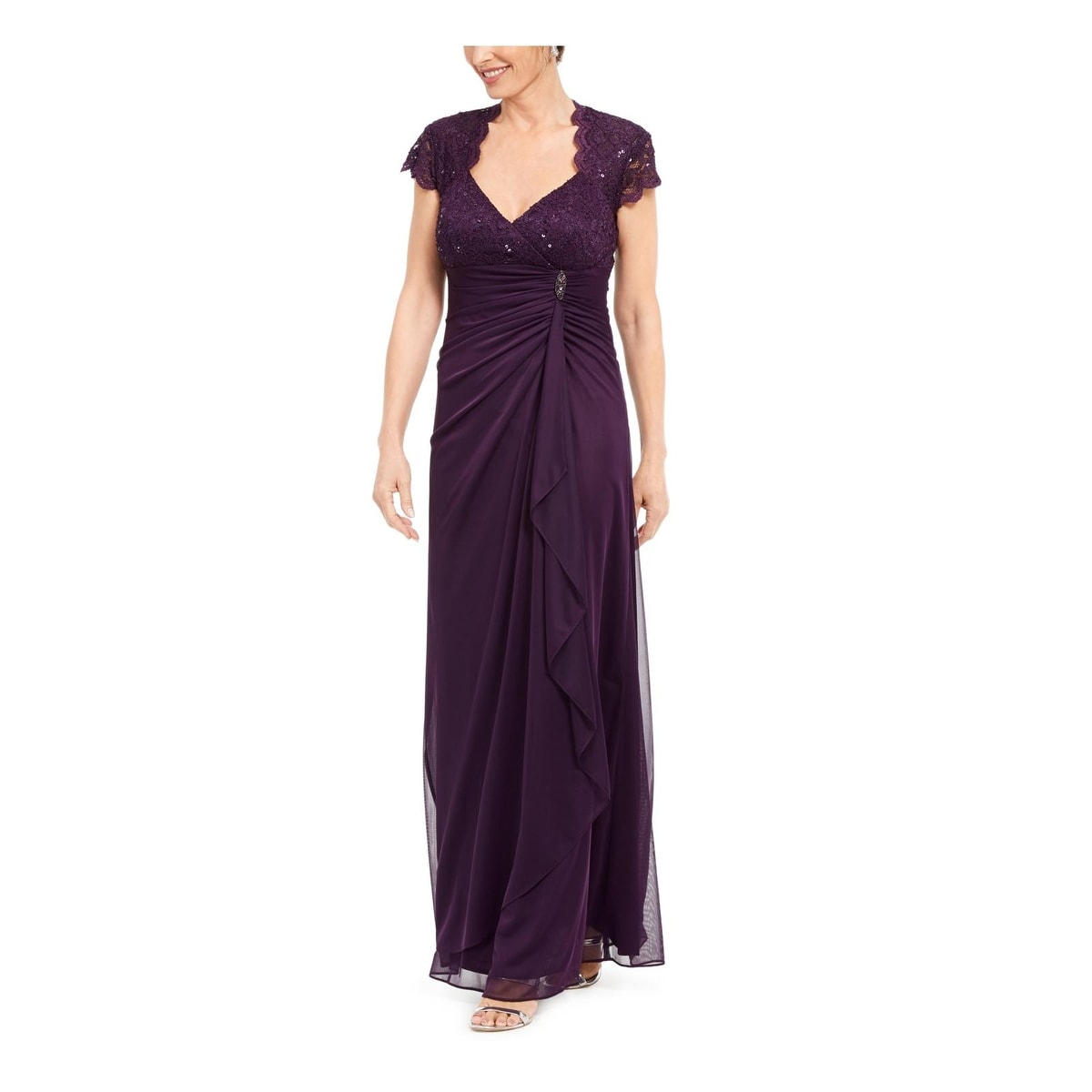 strapless open back dress Unique charming purple satin A-line simple light prom dress P2505 –  PreppyDress