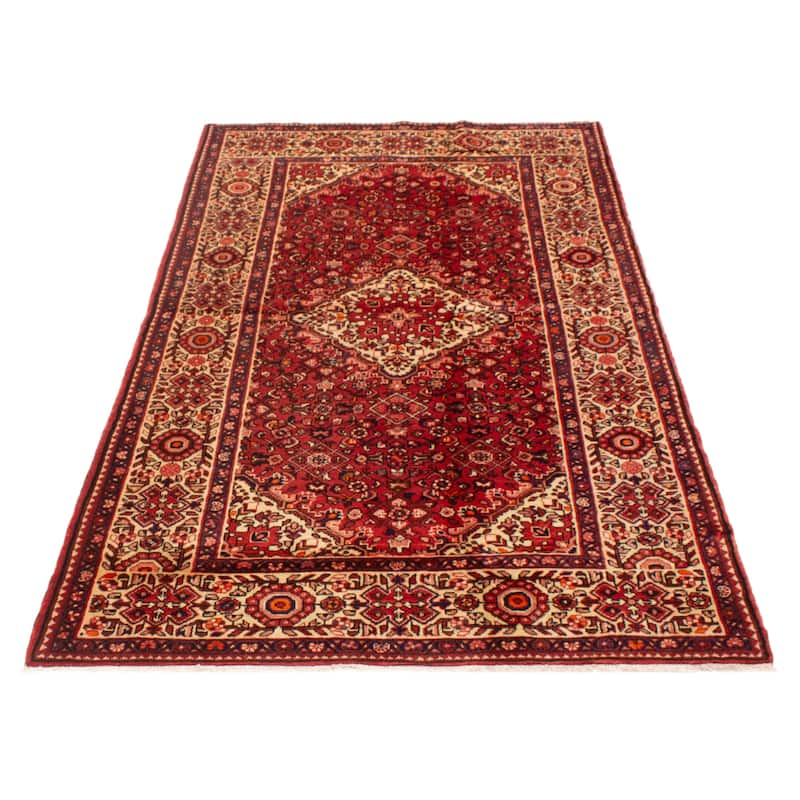 ECARPETGALLERY Hand-knotted Andelz Red Wool Rug - 5'6 x 10'1